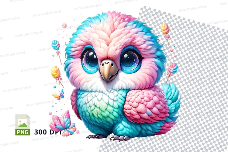 Colorful owl clipart