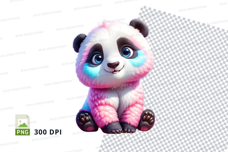 Cute Panda Clipart Image 24