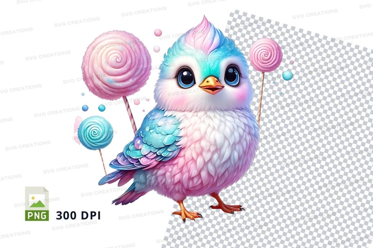 Candy bird clipart