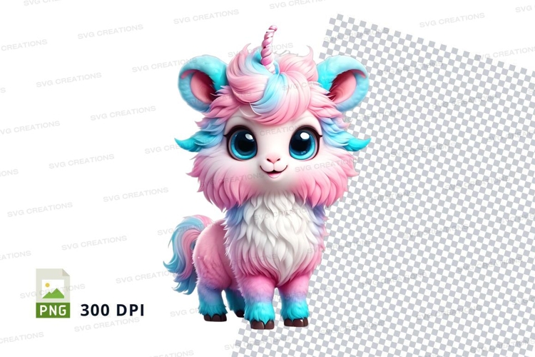 Cute unicorn clipart