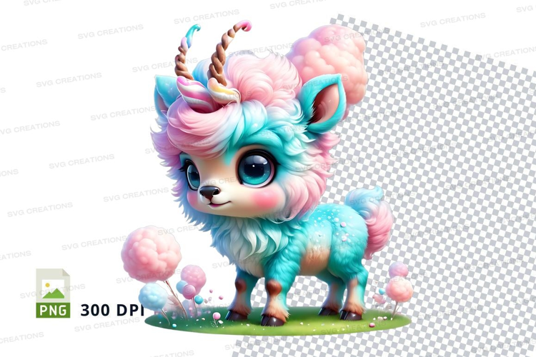 Cotton candy unicorn