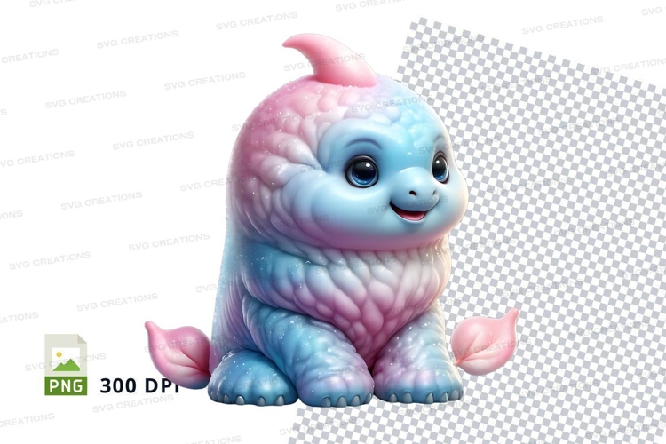 Cute pastel dragon