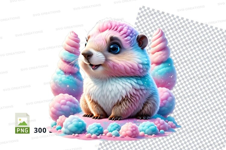 Magical pastel creature example image 1