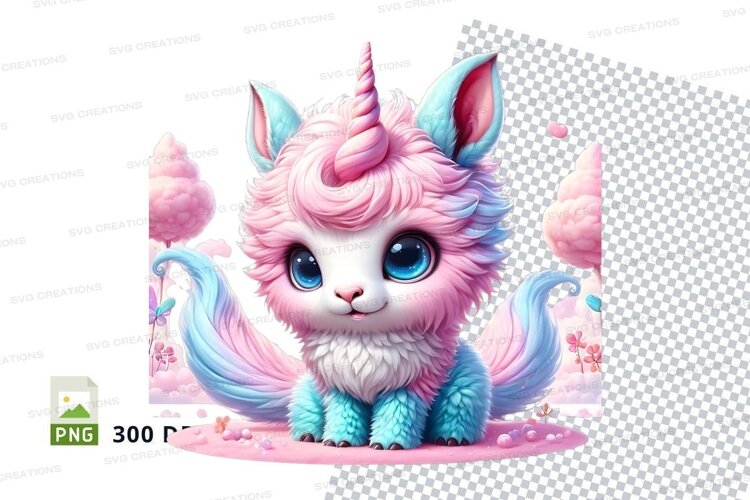 Magical unicorn kitten example image 1
