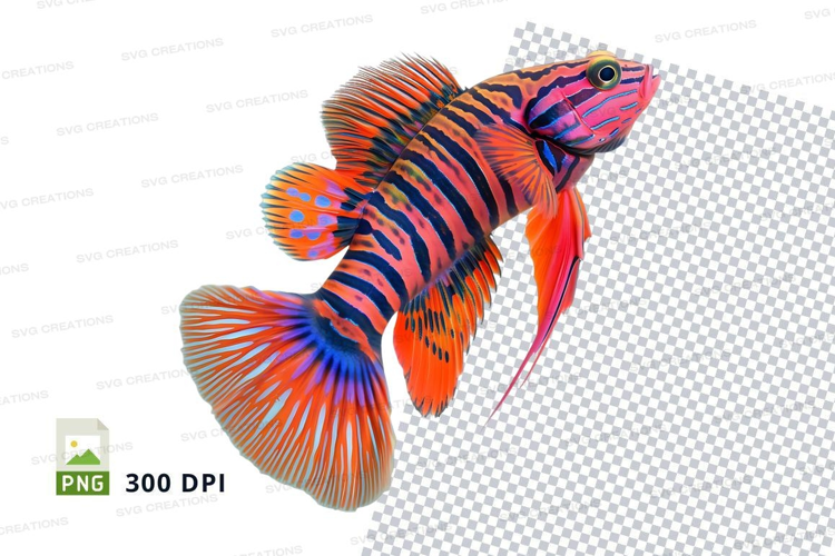 Vibrant tropical fish