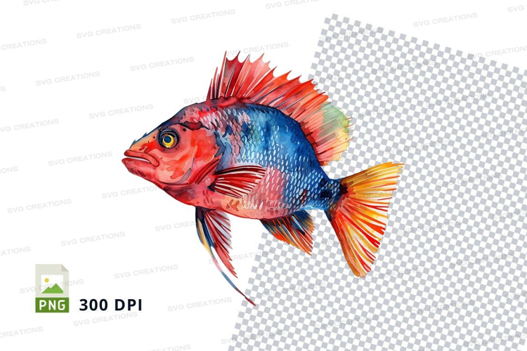 Vibrant tropical fish