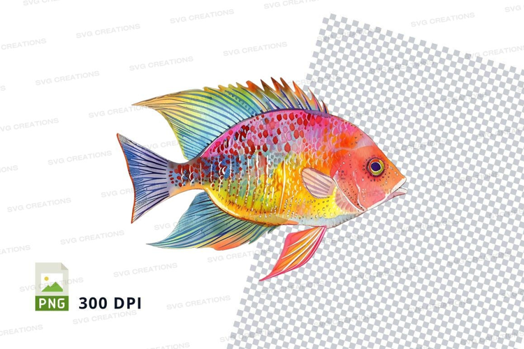 Colorful tropical fish