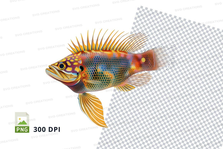 Colorful tropical fish