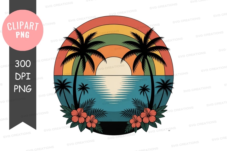 Palm Trees Clipart Image 12