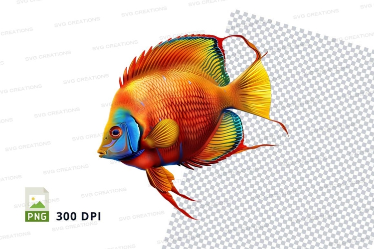 Vibrant tropical fish