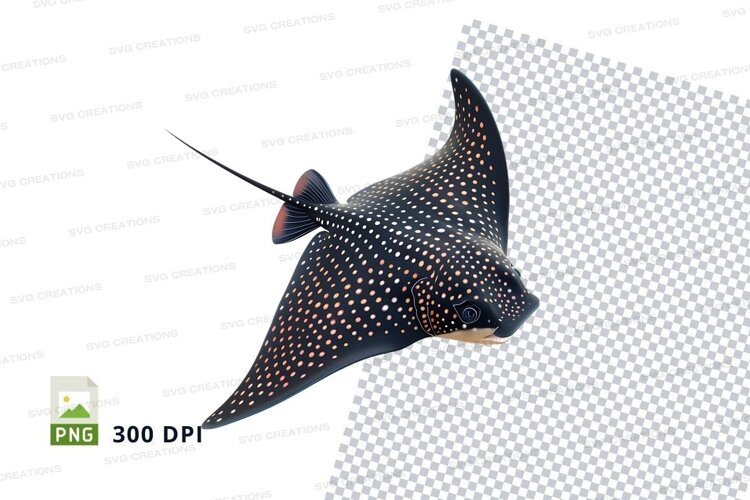 Giant oceanic manta ray example image 1