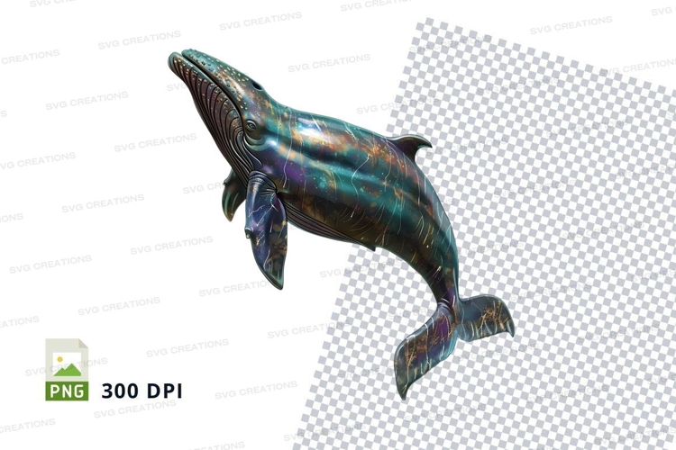 Cosmic whale clipart