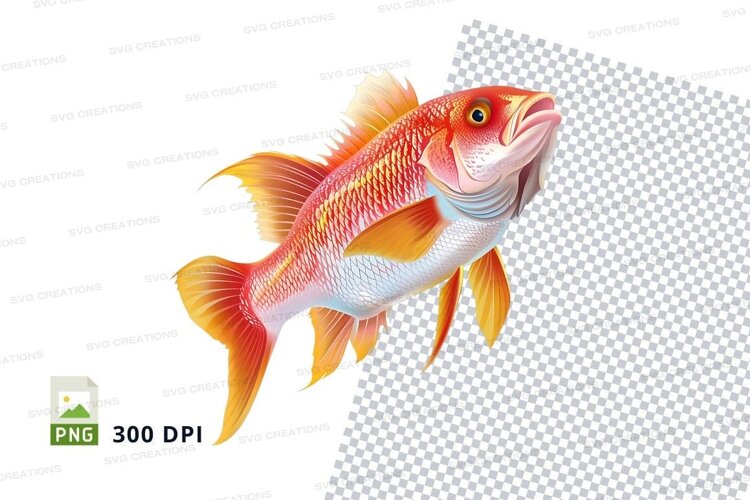 Vibrant koi fish example image 1