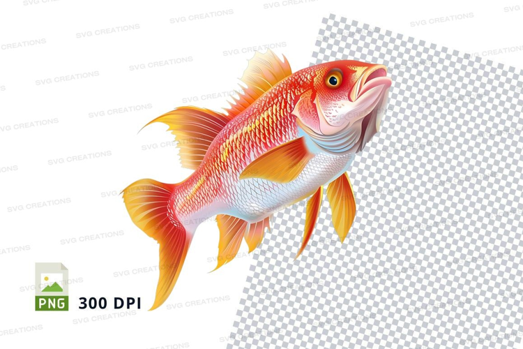 Vibrant koi fish