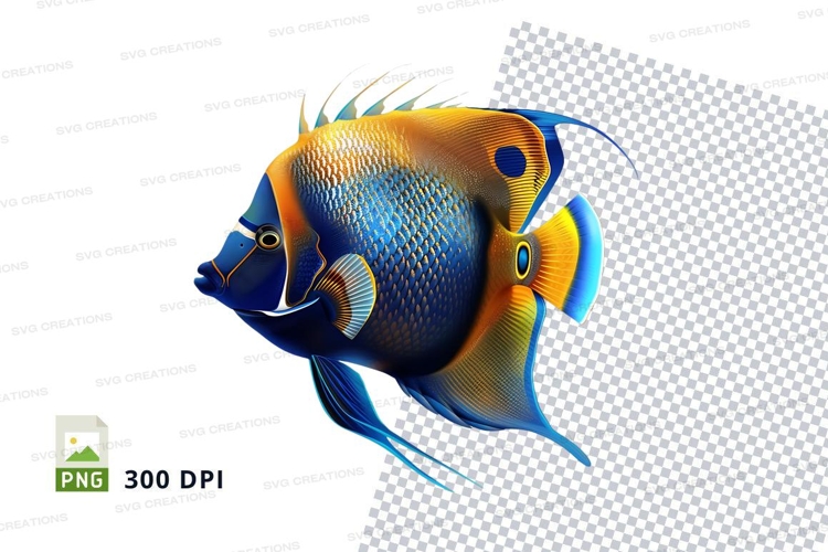 Vibrant tropical fish