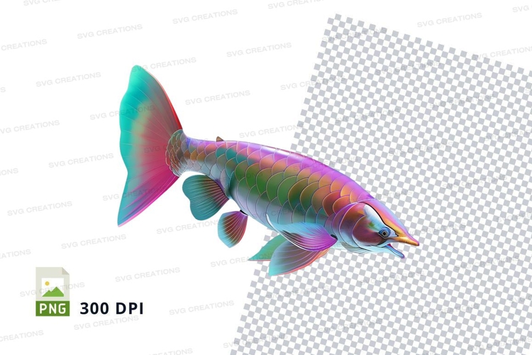 Colorful fish clipart