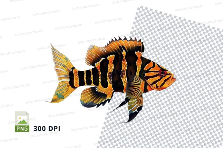 Vibrant tropical fish example image 1