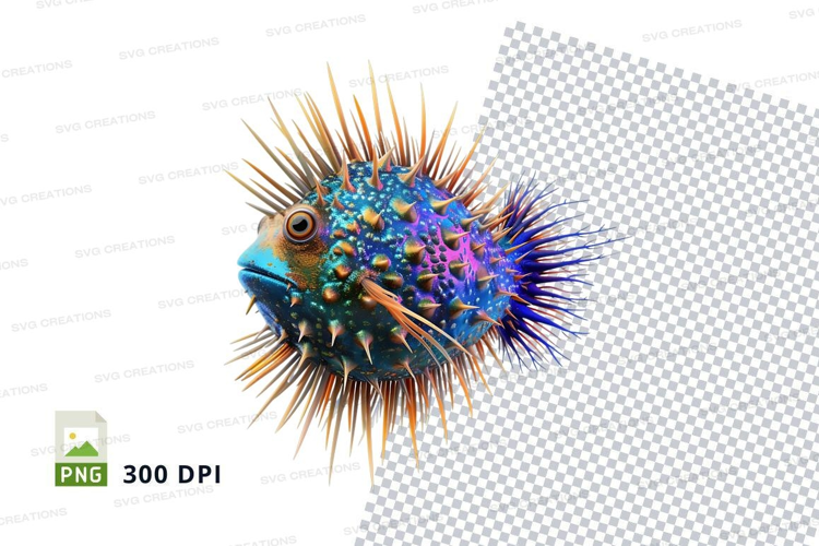 Colorful spiky fish