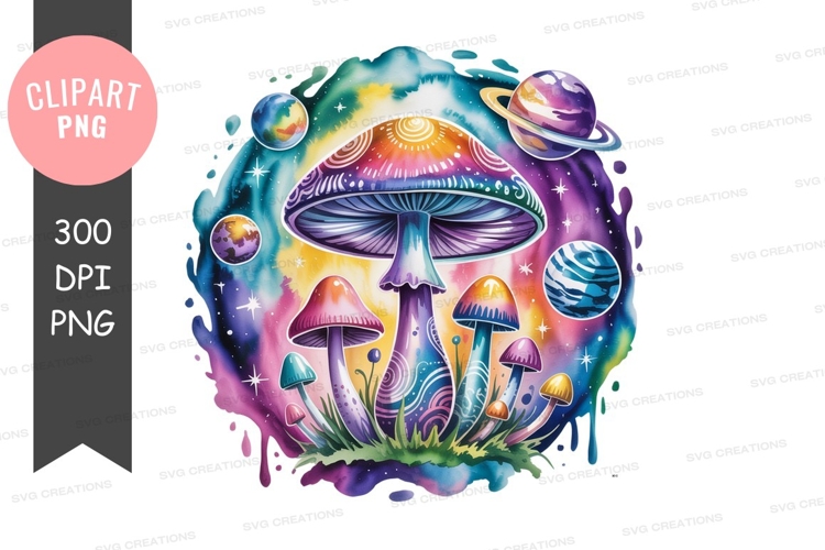 Cosmic mushroom clipart png