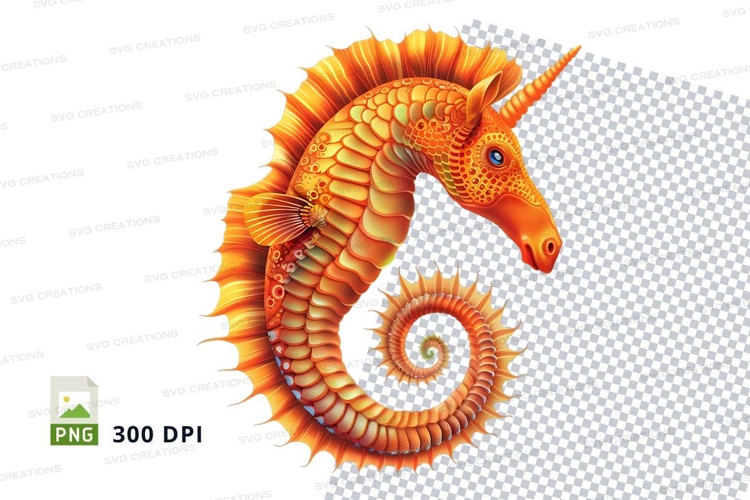 Seahorse Illustration Image 8