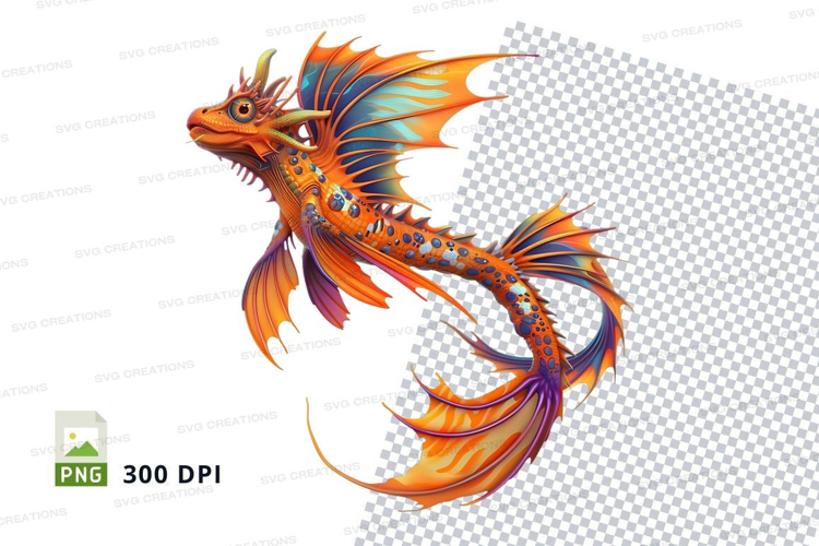 Mythical sea dragon