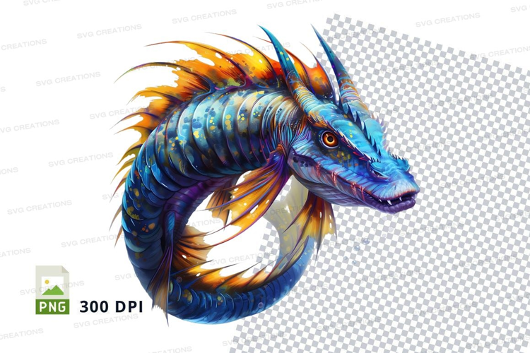 Mythical sea dragon