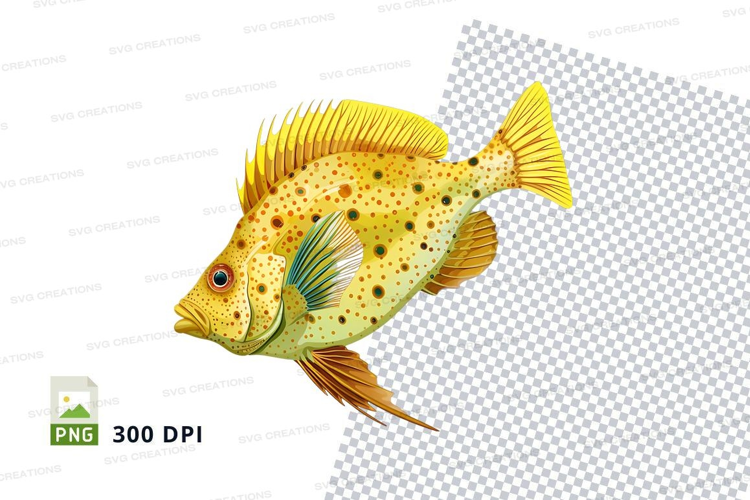 Vibrant tropical fish