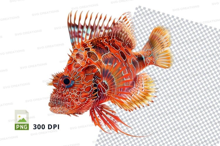 Vibrant lionfish example image 1
