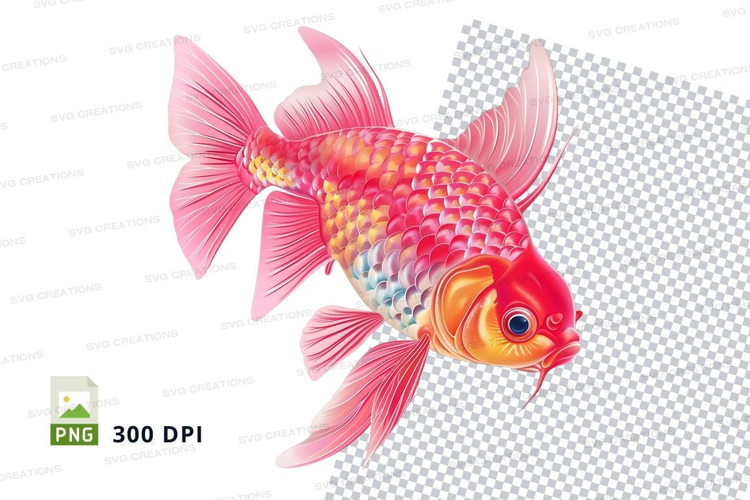 Vibrant goldfish