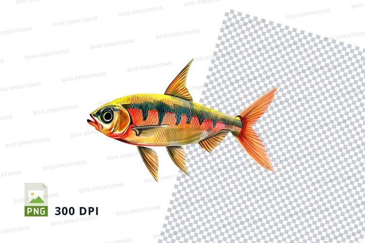 Vibrant tropical fish example image 1