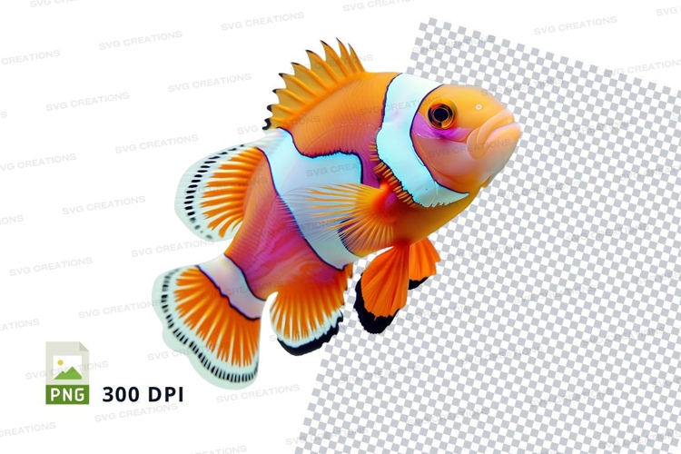 Vibrant clownfish