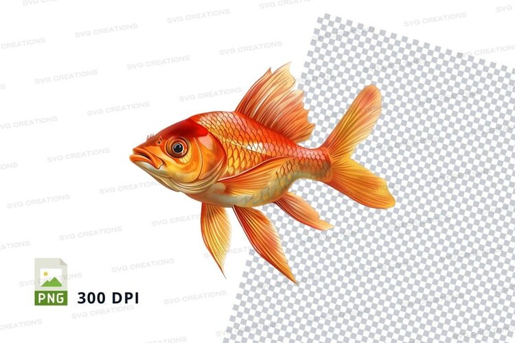 Vibrant goldfish example image 1