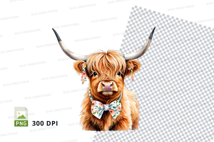 Adorable highland cow