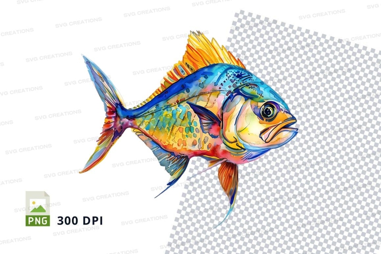 Colorful fish clipart png
