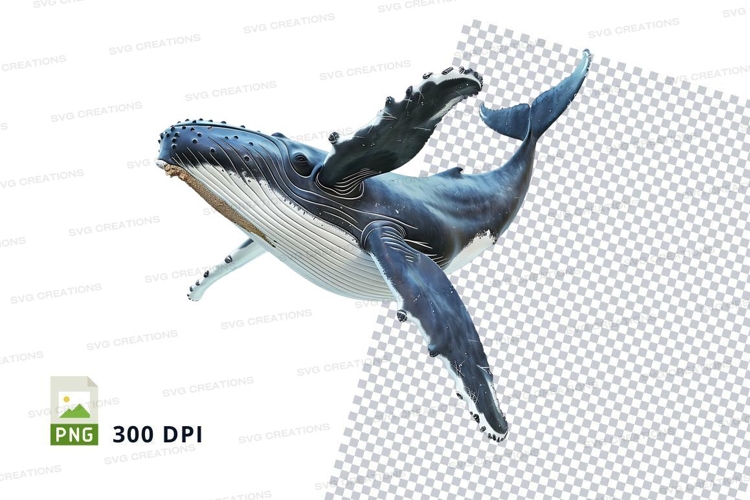 Humpback whale clipart png