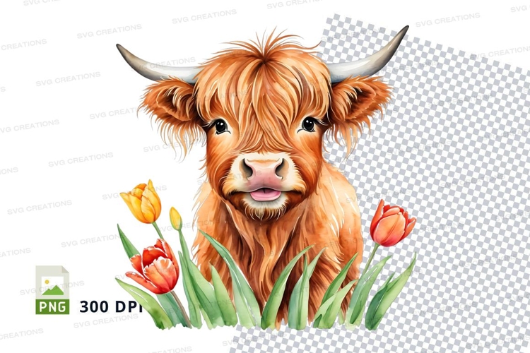 Tulips Clipart Image 16