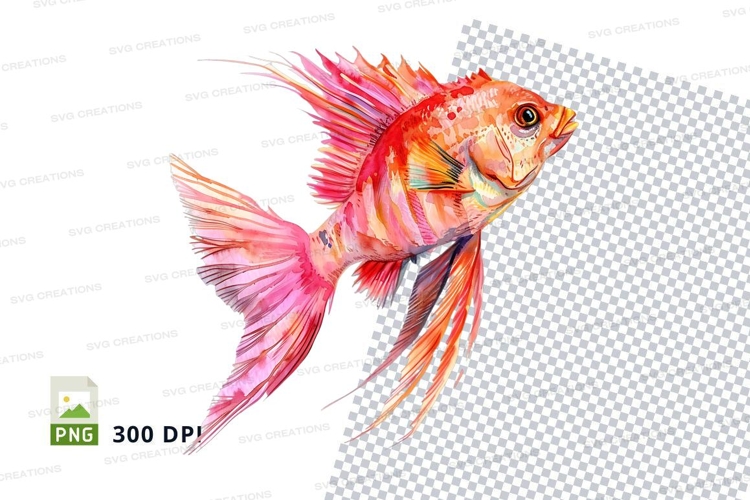 Vibrant fish clipart png