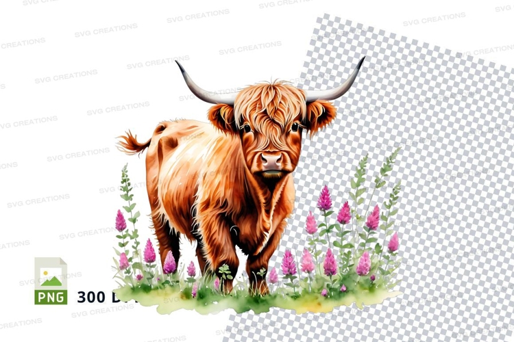 Highland Cow Clipart Image 23