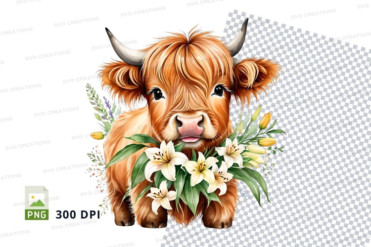 Cute Cow Clipart Image 8