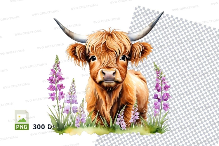 Highland Cow Clipart Image 7