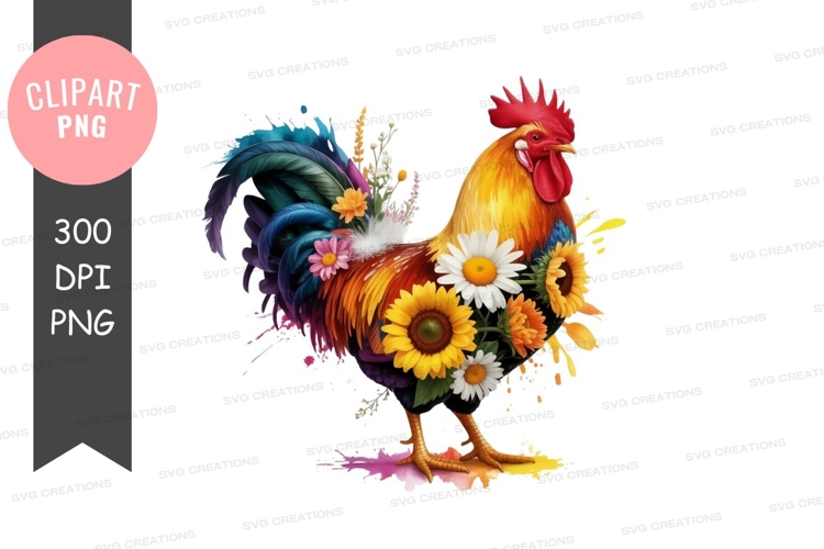 Rooster Illustration Image 8