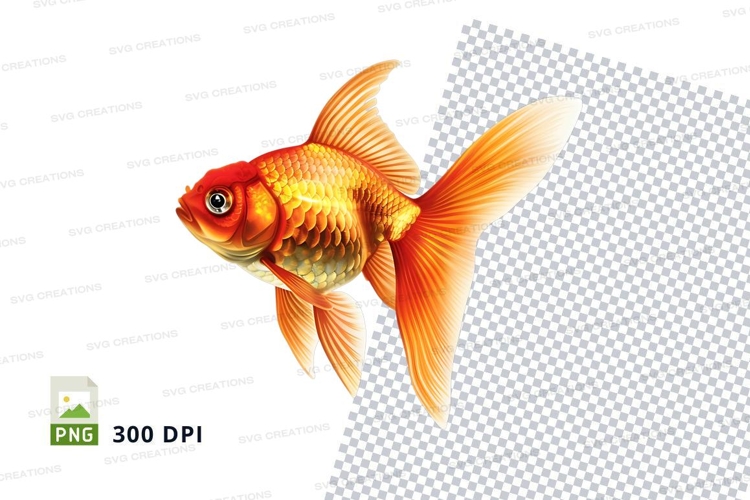 Golden fish clipart png