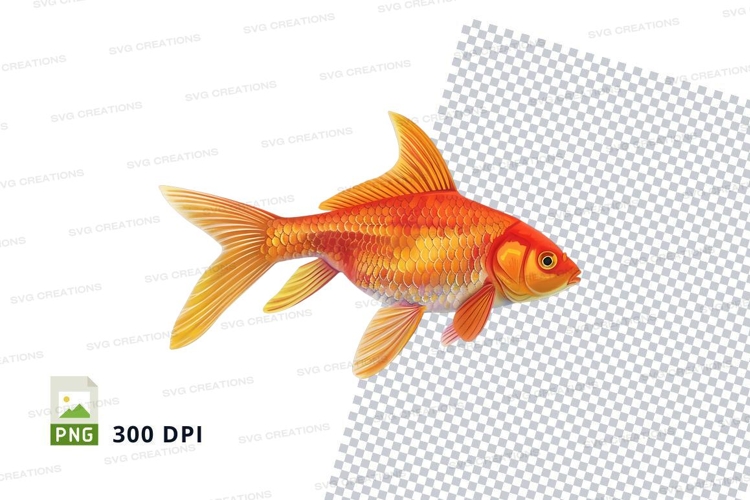 Golden fish clipart png