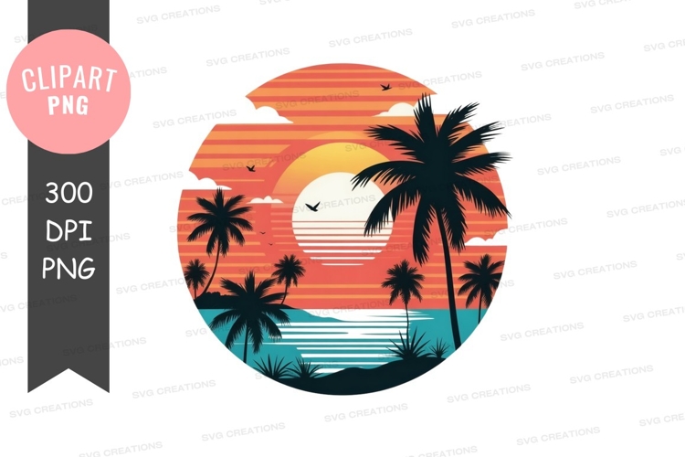 Palm Trees Clipart Image 5