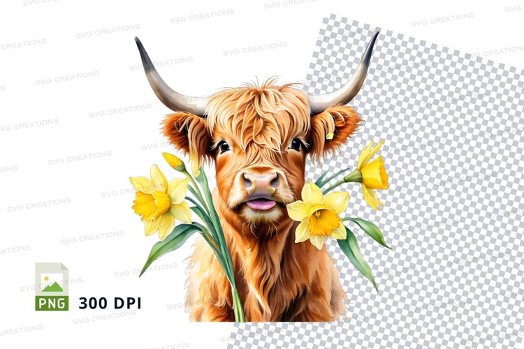 Highland Cow Clipart Image 5