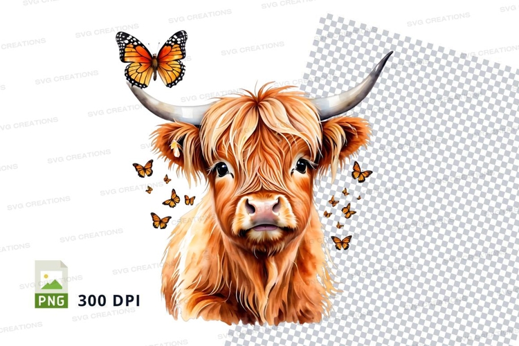 Highland Cow Clipart Image 2
