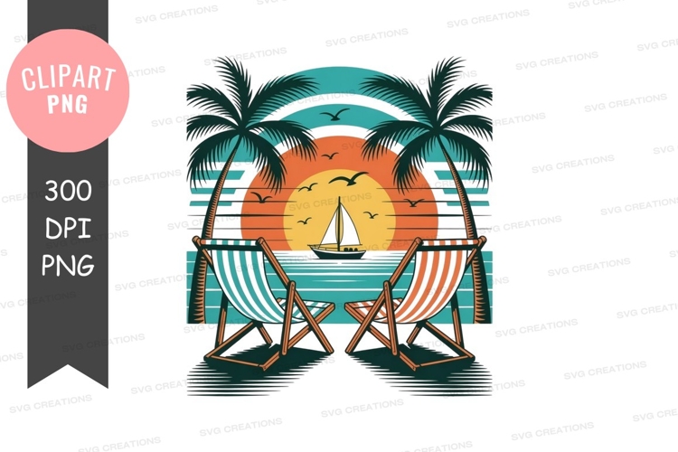 Palm Trees Clipart Image 4