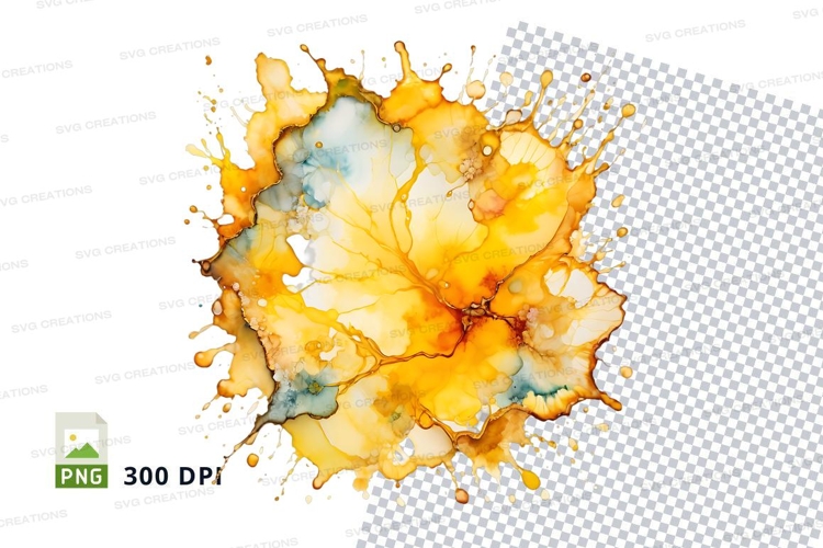 Yellow Flower Clipart Image 15