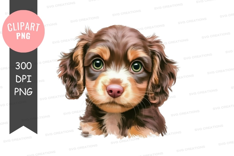 Cute Puppy Clipart Image 21