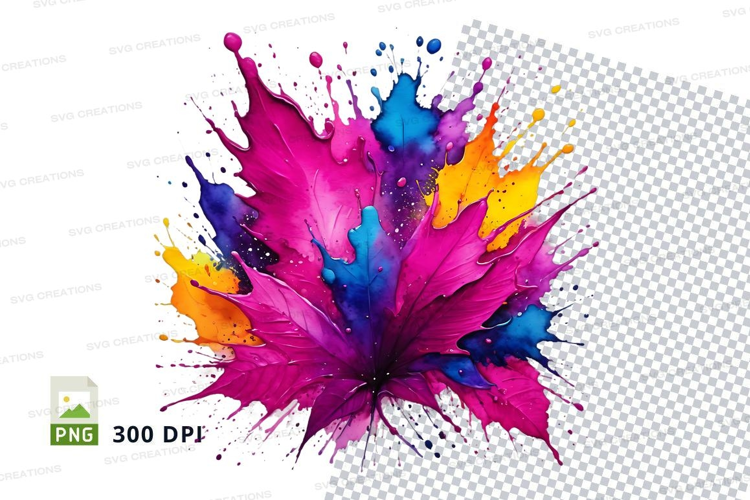 Colorful paint splash